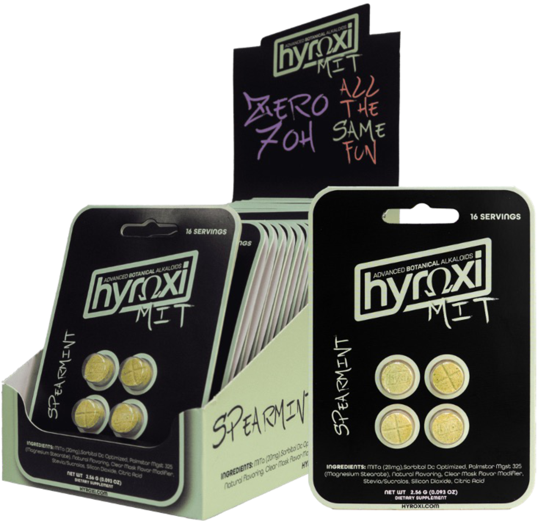 Hyroxi MIT-A Tablets — Spearmint